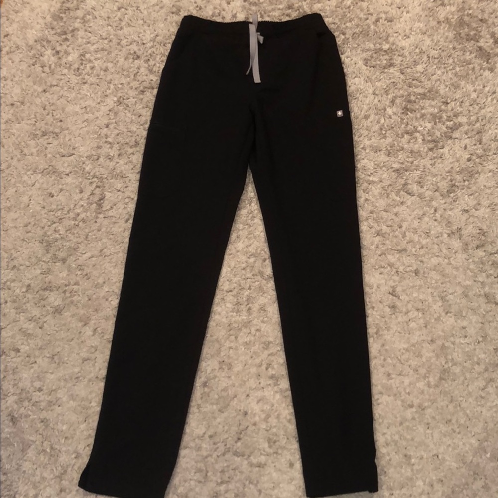 Figs yola skinny scrub pants tall XS